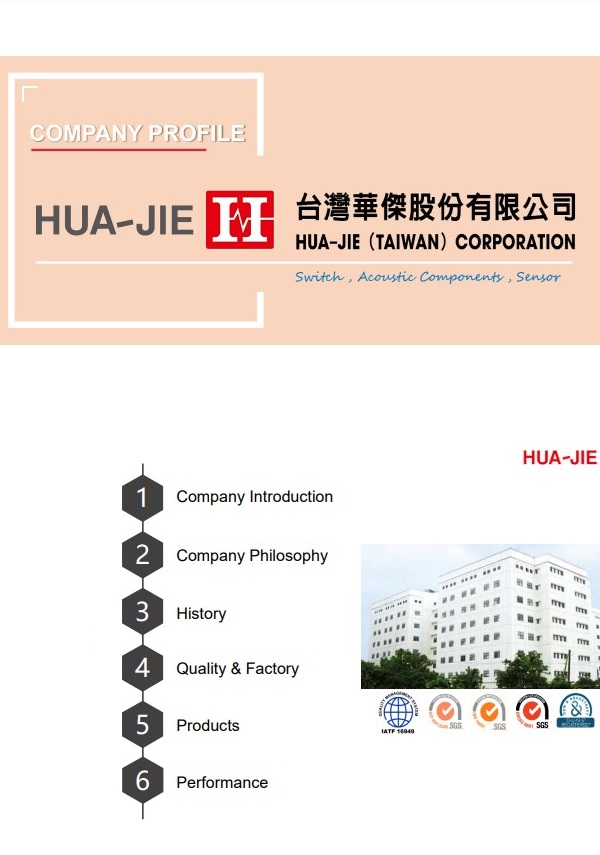 Catalog - R&D and manufacturing a variety of switches for